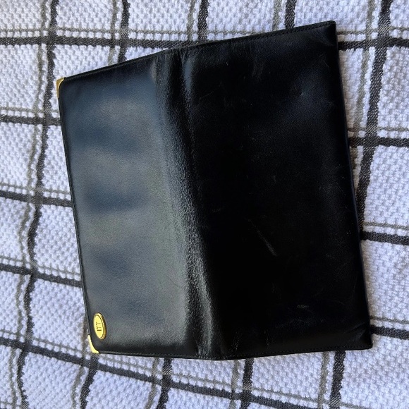 Dunhill Calf Skin Black and Gold Wallet - Picture 4 of 8
